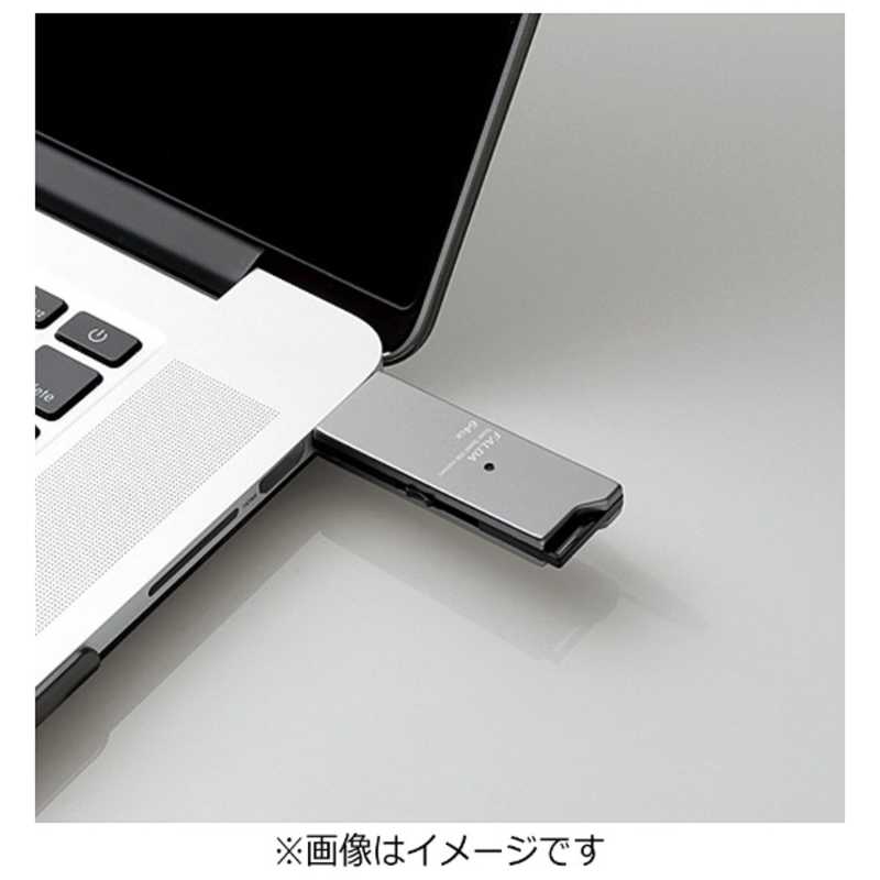エレコム　ELECOM エレコム　ELECOM USBメモリー 64GB USB3.0 スライド式  MF-DAU3064GBKブラック MF-DAU3064GBKブラック