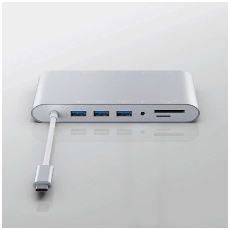 エレコム　ELECOM エレコム　ELECOM 3.0変換アダプタ USB PD対応 3A シルバー [USB Power Delivery対応] DST-C01SV DST-C01SV