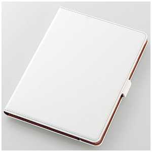 エレコム　ELECOM iPad 9.7インチ用 ソフトレザーカバー 360度回転 ホワイト TBA-179360WH