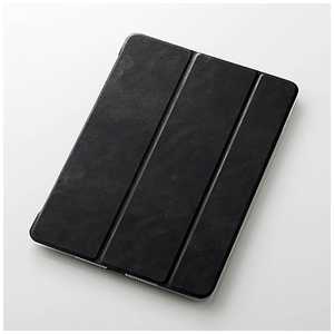エレコム　ELECOM iPad 9.7インチ(第6/5世代)用 フラップカバー ソフトレザーフラップ 2アングル 極み設計 ブラック TB-A179WVKBKC