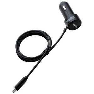 エレコム ELECOM シガーチャージャー/Type-C/ストレートタイプ/1m/2.4A MPA-CCC03BK エレコム ELECOM シガーチャージャー/Type-C/ストレートタイプ/1m/2.4A MPA-CCC03BK