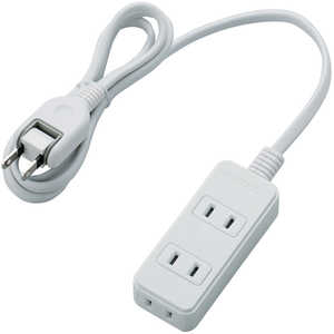 エレコム ELECOM 雷ガード付き電源タップ(2ピン式・3個口・1m) T-KS02-2310WH (ホワイト) エレコム ELECOM 雷ガード付き電源タップ(2ピン式・3個口・1m) T-KS02-2310WH (ホワイト)