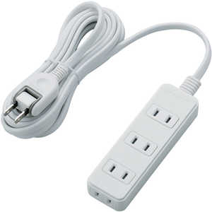 エレコム ELECOM 雷ガード付き電源タップ(2ピン式・4個口・3m) T-KS02-2430WH (ホワイト) エレコム ELECOM 雷ガード付き電源タップ(2ピン式・4個口・3m) T-KS02-2430WH (ホワイト)