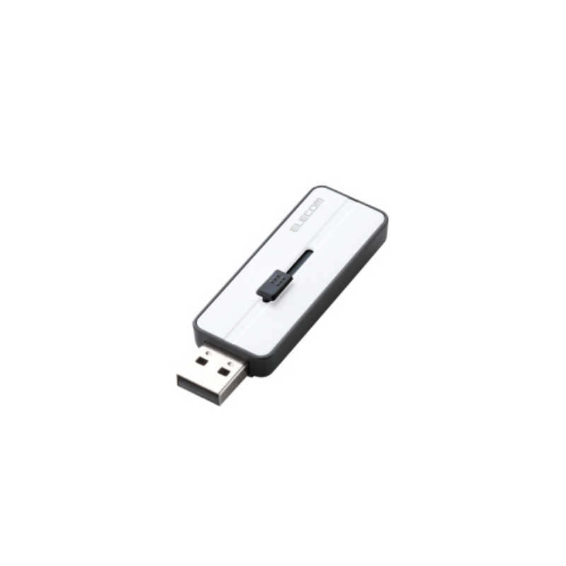 エレコム ELECOM 注目ショップ USBメモリ MF-KNU3WHシリーズ 素晴らしい外見 ホワイト 16GB USB スライド式 TypeA MF-KNU316GWH USB3.1