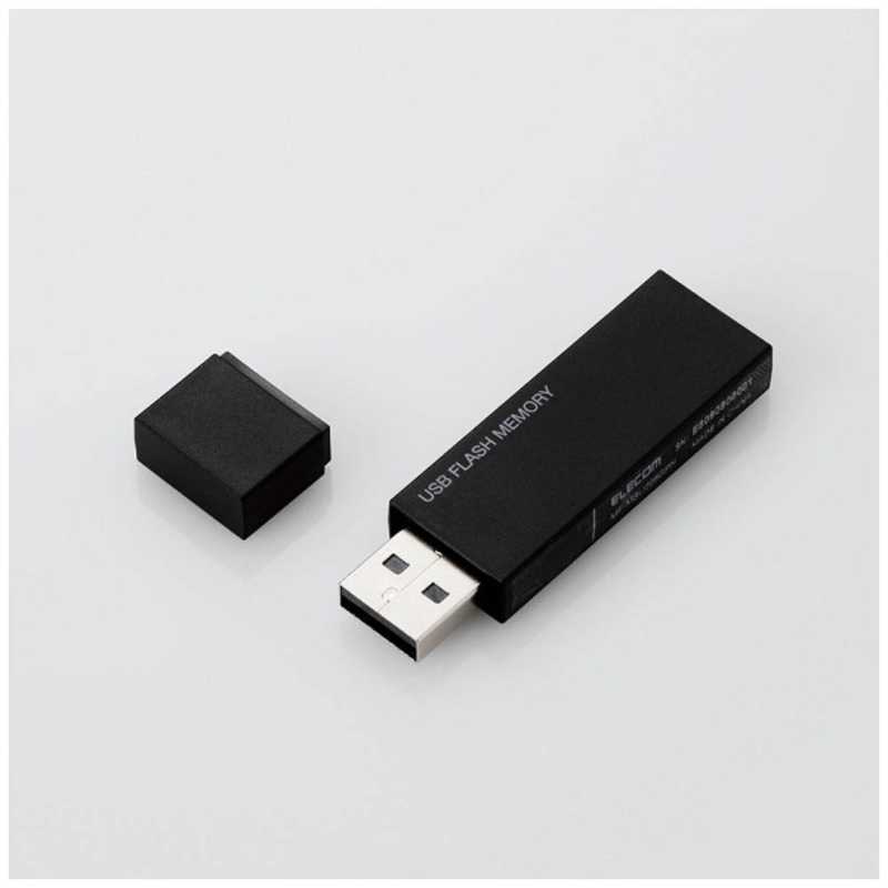 エレコム　ELECOM エレコム　ELECOM USBメモリー 16GB USB2.0 キャップ式 (ブラック) MF-MSU2B16GBK MF-MSU2B16GBK