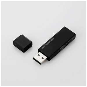エレコム　ELECOM USBメモリー 16GB USB2.0 キャップ式 (ブラック) MF-MSU2B16GBK