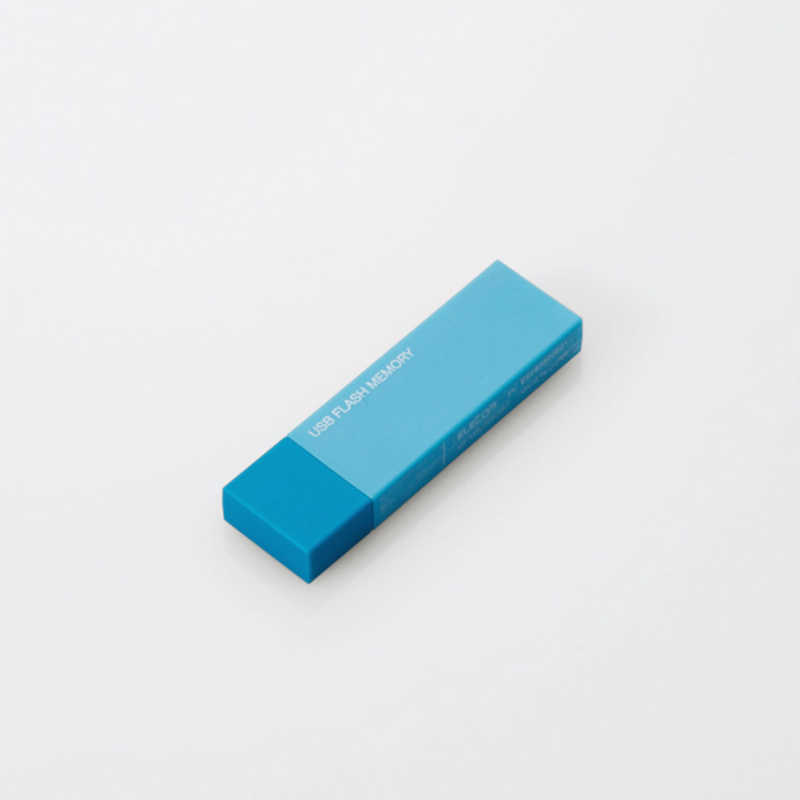 エレコム　ELECOM エレコム　ELECOM USBメモリー 16GB USB2.0 キャップ式 (ブルー) MF-MSU2B16GBU MF-MSU2B16GBU