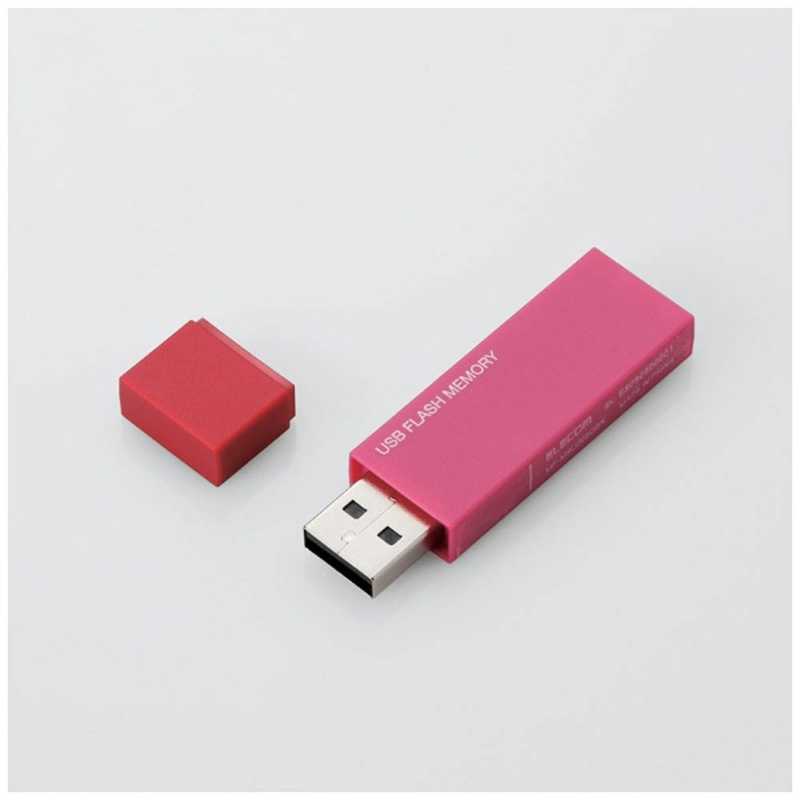 エレコム　ELECOM エレコム　ELECOM USBメモリー 32GB USB2.0 キャップ式 (ピンク) MF-MSU2B32GPN MF-MSU2B32GPN
