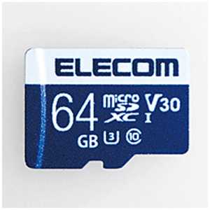 エレコム　ELECOM microSDXCカード MF-MSU13V3R_XCシリーズ [64GB /Class10] MF-MS064GU13V3R