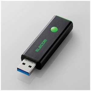 エレコム　ELECOM USBメモリー 64GB USB3.0 ノック式 (グリーン) MF-PSU364GGN