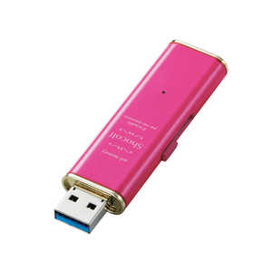 エレコム　ELECOM USBメモリｰ[32GB/USB3.0/スライド式](ラズベリｰピンク) MF-XWU332GPND