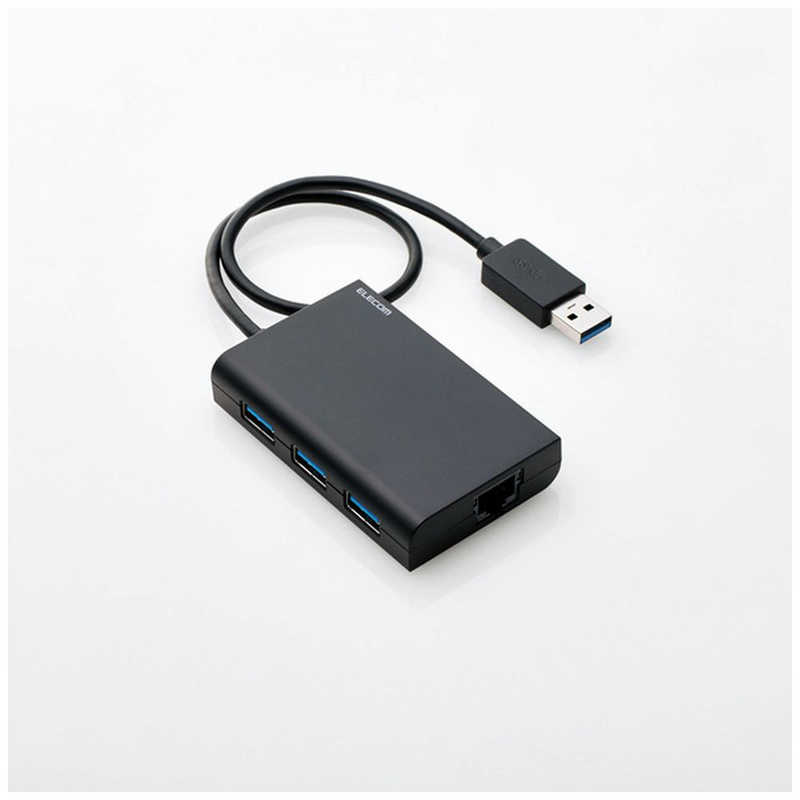 エレコム　ELECOM エレコム　ELECOM USBハブ ブラック [USB3.0対応 /3ポート /バスパワー] EDC-GUA3H-B EDC-GUA3H-B