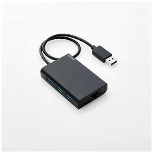 エレコム　ELECOM USBハブ ブラック [USB3.0対応 /3ポｰト /バスパワｰ] EDC-GUA3H-B