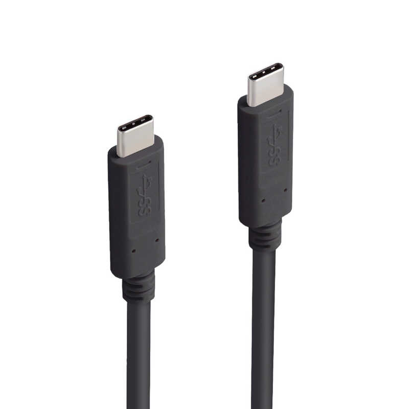 エレコム　ELECOM エレコム　ELECOM 1m USB-C ⇔ USB-C 3.1 Gen1ケーブル 充電･転送 USB PD対応 3A MPA-CC13A10NBK ブラック MPA-CC13A10NBK ブラック