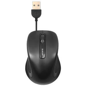 エレコム　ELECOM 有線BlueLEDマウス[USB･Mac/Win](3ボタン･ブラック) M-MK1UBSBK
