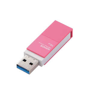 エレコム　ELECOM USBメモリ MF-RMU3APNシリーズ ピンク [16GB /USB3.1 /USB TypeA /回転式] MF-RMU3A016GPN