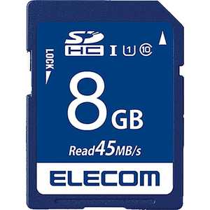 エレコム　ELECOM SDHCカード MF-FSU11Rシリーズ (8GB/Class10) MF-FS008GU11R