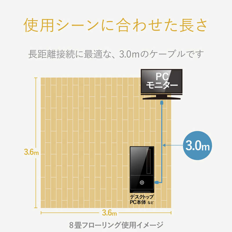 エレコム　ELECOM エレコム　ELECOM HDMIケーブル ブラック [3m /HDMI⇔HDMI /スタンダードタイプ /4K対応] BIC-HDMIP30BK BIC-HDMIP30BK