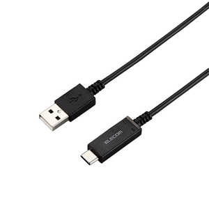 쥳 ELECOM 0.7m USB-C  USB-A 2.0֥ šž MPA-AC07SNBK ֥å