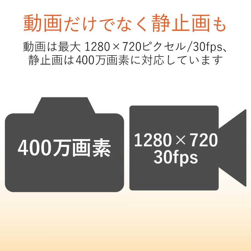 エレコム　ELECOM エレコム　ELECOM PCカメラ/100万画素/マイク内蔵/高精細ガラスレンズ UCAM-C310FBBK UCAM-C310FBBK