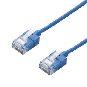 쥳 ELECOM CAT6A LAN֥ ѡ(1m֥롼) LD-GPASS/BU1