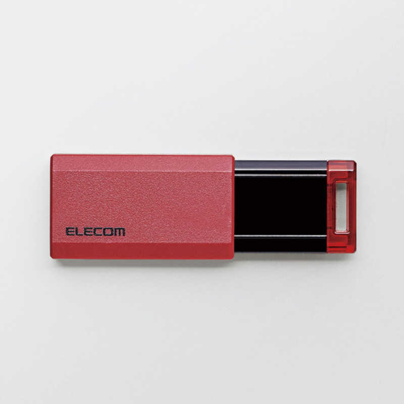 エレコム　ELECOM エレコム　ELECOM USBメモリー 16GB USB3.1 ノック式  MF-PKU3016GRD レッド MF-PKU3016GRD レッド