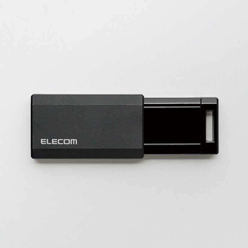 エレコム　ELECOM エレコム　ELECOM USBメモリー 128GB USB3.1 ノック式  MF-PKU3128GBK ブラック MF-PKU3128GBK ブラック