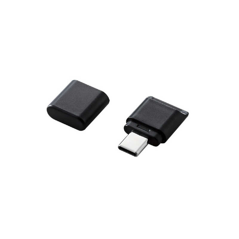 エレコム　ELECOM エレコム　ELECOM USB3.1 Type-C対応 microSD専用カードリーダーライター 直挿しタイプ (ブラック)  MR3C-C012BK MR3C-C012BK