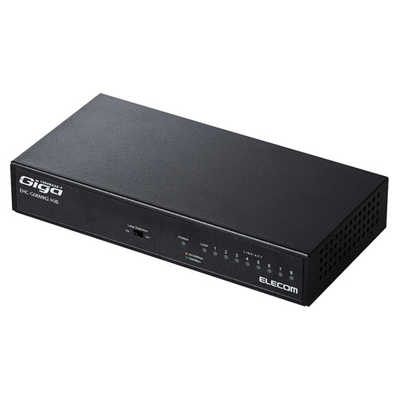 エレコム ELECOM Giga対応スイッチングHub/8ポート/金属筐体/磁石付き