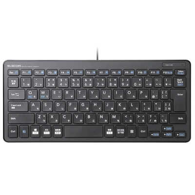 エレコム ELECOM キーボード ［有線 /USB］ ブラック TK-FCP096BK の