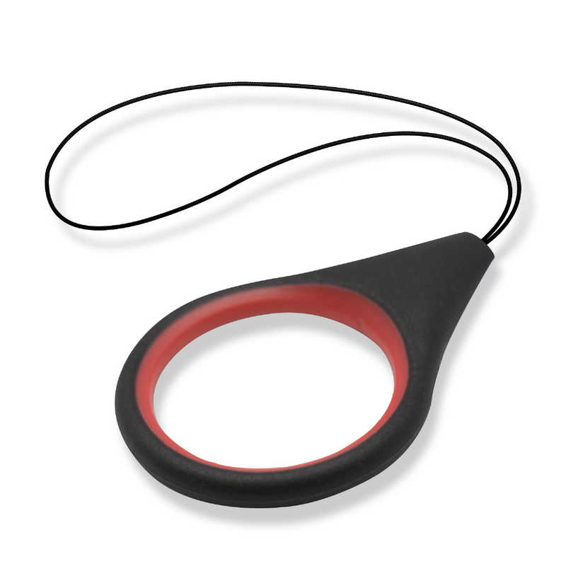 エレコム　ELECOM エレコム　ELECOM スマホ用ストラップ フィンガーストラップ イタリアンソフトレザー ブラック PSTFHVBK PSTFHVBK