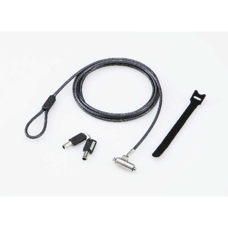 エレコム　ELECOM エレコム　ELECOM セキュリティワイヤー シリンダー錠 スロットサイズ(2.5×6mm) 通常キー ESL-702 ESL-702 ESL-702