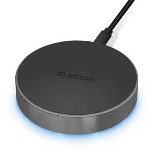エレコム　ELECOM ワイヤレス充電器 [Qi対応]5W 卓上タイプ ブラック [ワイヤレスのみ] W-QA02XBK