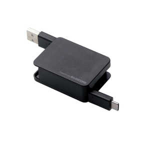 エレコム　ELECOM 0.7m USB-C⇔USB-A 2.0ケーブル 充電･転送 MPA-XACRL07BK