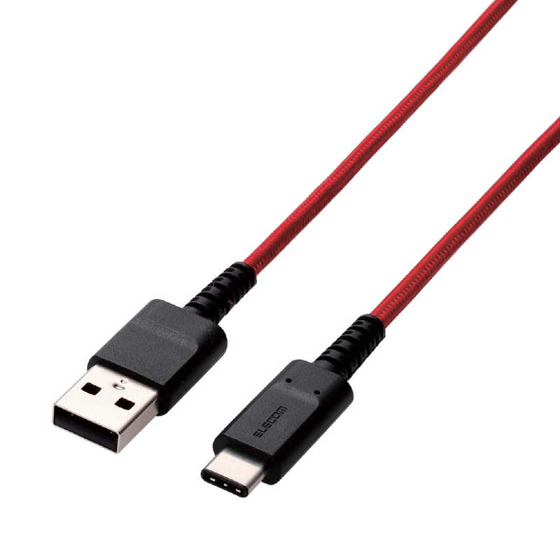 エレコム　ELECOM エレコム　ELECOM 0.3m USB-C⇔USB-A 2.0ケーブル 充電･転送 MPA-XACS03RD MPA-XACS03RD