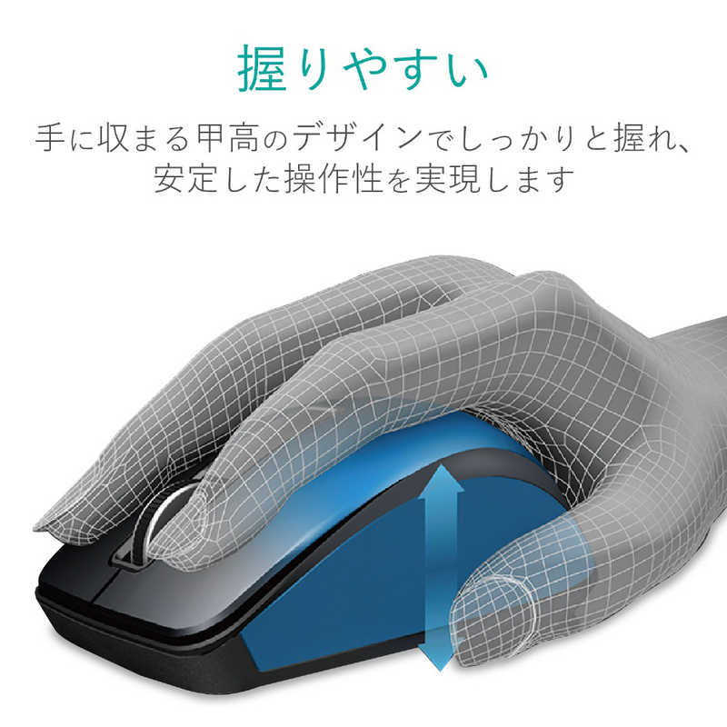 エレコム　ELECOM エレコム　ELECOM 【アウトレット】BlueLEDマウス/Bluetooth4.0対応/Bluetooth/3ボタン/レッド M-BT19BBRD M-BT19BBRD
