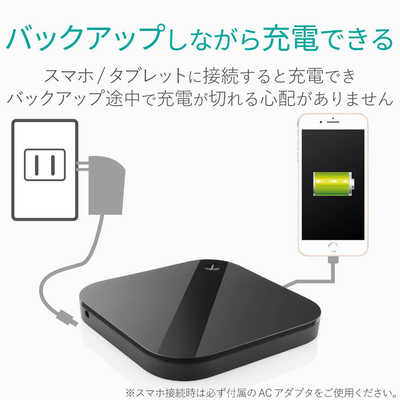 エレコム ELECOM 外付けHDD ブラック [ポータブル型 /500GB] ELP