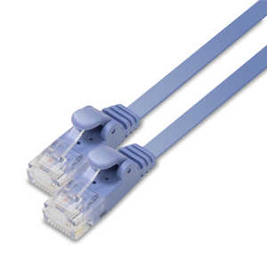 쥳 ELECOM LAN֥/CAT6/եå/1m/֥롼 LD-GF2/BU1