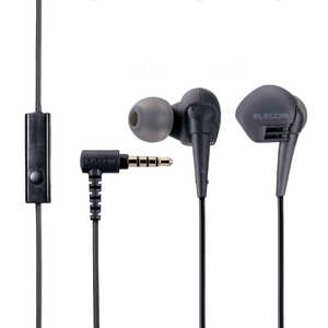 쥳 ELECOM ͭۥ ʥ뷿 [ ⥳󡦥ޥ б / 3.5mm ߥ˥ץ饰 ] ֥å EHP-GB10MXBK