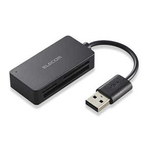 エレコム ELECOM メモリリーダライタ コンパクト SD+microSD+CF対応 MR-A015XBK エレコム ELECOM メモリリーダライタ コンパクト SD+microSD+CF対応 MR-A015XBK