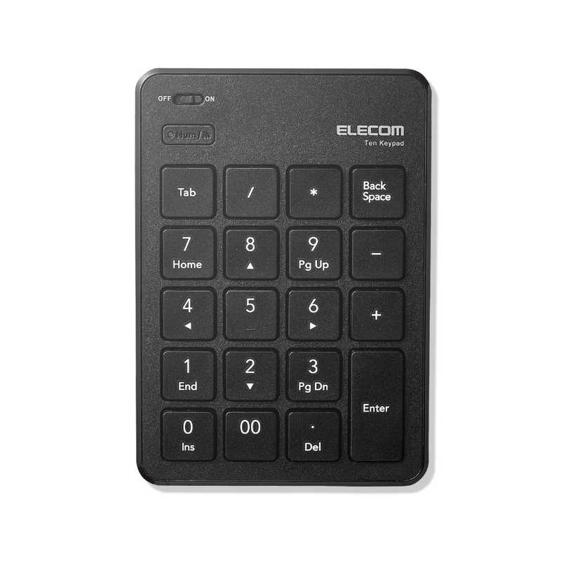 エレコム　ELECOM エレコム　ELECOM Bluetoothテンキーボード/パンタグラフ/薄型/ブラック TK-TBP020BK TK-TBP020BK
