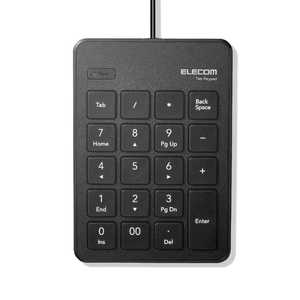 エレコム ELECOM 有線テンキーボード/パンタグラフ/薄型/ブラック TK-TCP018BK エレコム ELECOM 有線テンキーボード/パンタグラフ/薄型/ブラック TK-TCP018BK