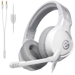エレコム ELECOM ゲーミングヘッドセット φ3.5mmミニプラグ/ヘッドバンドタイプ HS-G01WH エレコム ELECOM ゲーミングヘッドセット φ3.5mmミニプラグ/ヘッドバンドタイプ HS-G01WH