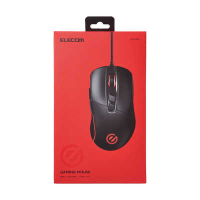 エレコム ELECOM ゲーミングマウス [光学式 /有線 /5ボタン /USB 