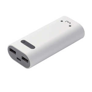 エレコム　ELECOM モバイルバッテリー ホワイトフェイス [6400mAh /USB-C /充電タイプ] DE-C10L-6400