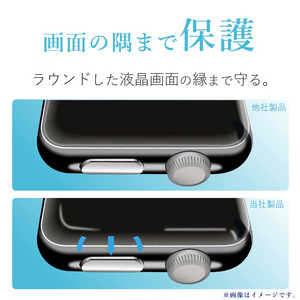 エレコム　ELECOM AppleWatch42mm用フルカバｰフィルム/衝撃吸収/透明/光沢 AW-42FLAFPRG