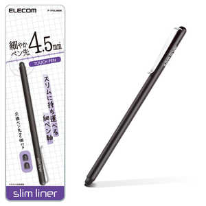 エレコム　ELECOM スマートフォン用 スリムタッチペン ブラック P-TPSLIMBK
