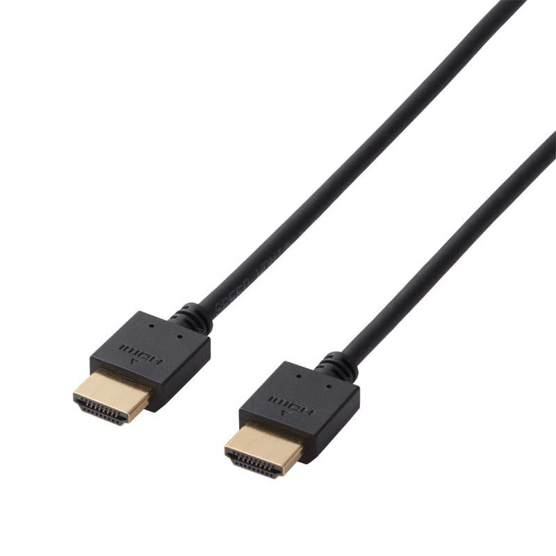 エレコム　ELECOM エレコム　ELECOM HDMIケーブル ブラック [0.7m /HDMI⇔HDMI /スタンダードタイプ /4K対応] DH-HD14EB07BK DH-HD14EB07BK