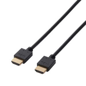 エレコム ELECOM HDMIケーブル ブラック [1m /HDMI⇔HDMI /スタンダードタイプ /4K対応] DH-HD14EB10BK