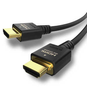 쥳 ELECOM HDMI֥ Ultra High Speed HDMI ֥å [1.5m /HDMIHDMI /ɥ /8K4Kб] DH-HD21E15BK